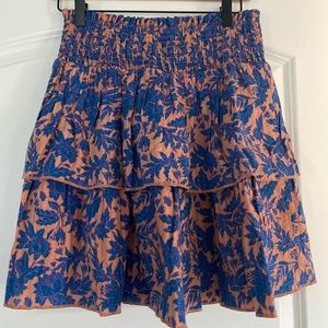 Universal Threads floral ruffled mini skirt